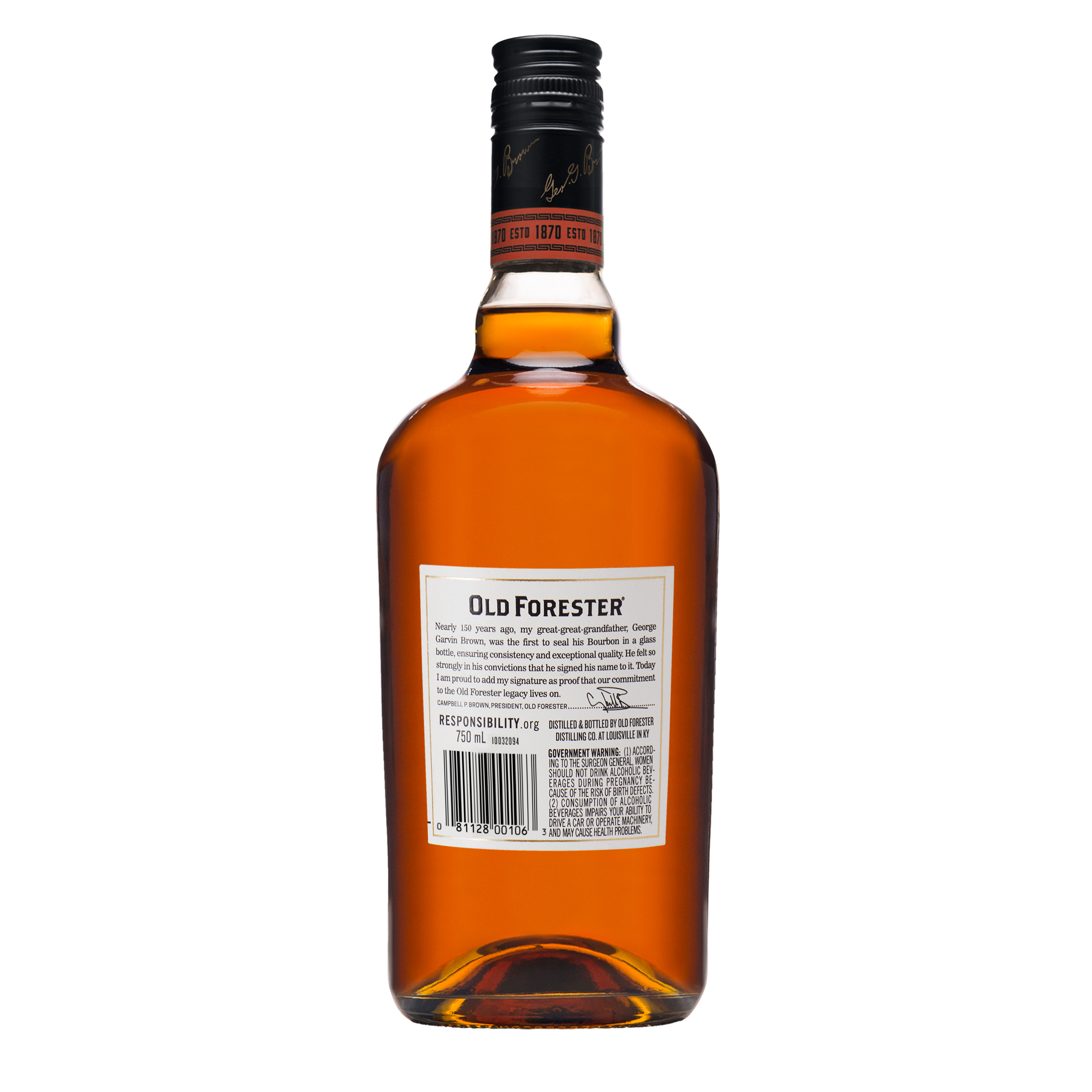 Old Forester 100 Proof Kentucky Straight Bourbon Whisky | ReserveBar