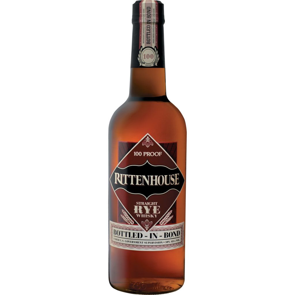RITTENHOUSE BOTTLED IN BOND STRAIGHT RYE WHISKEY