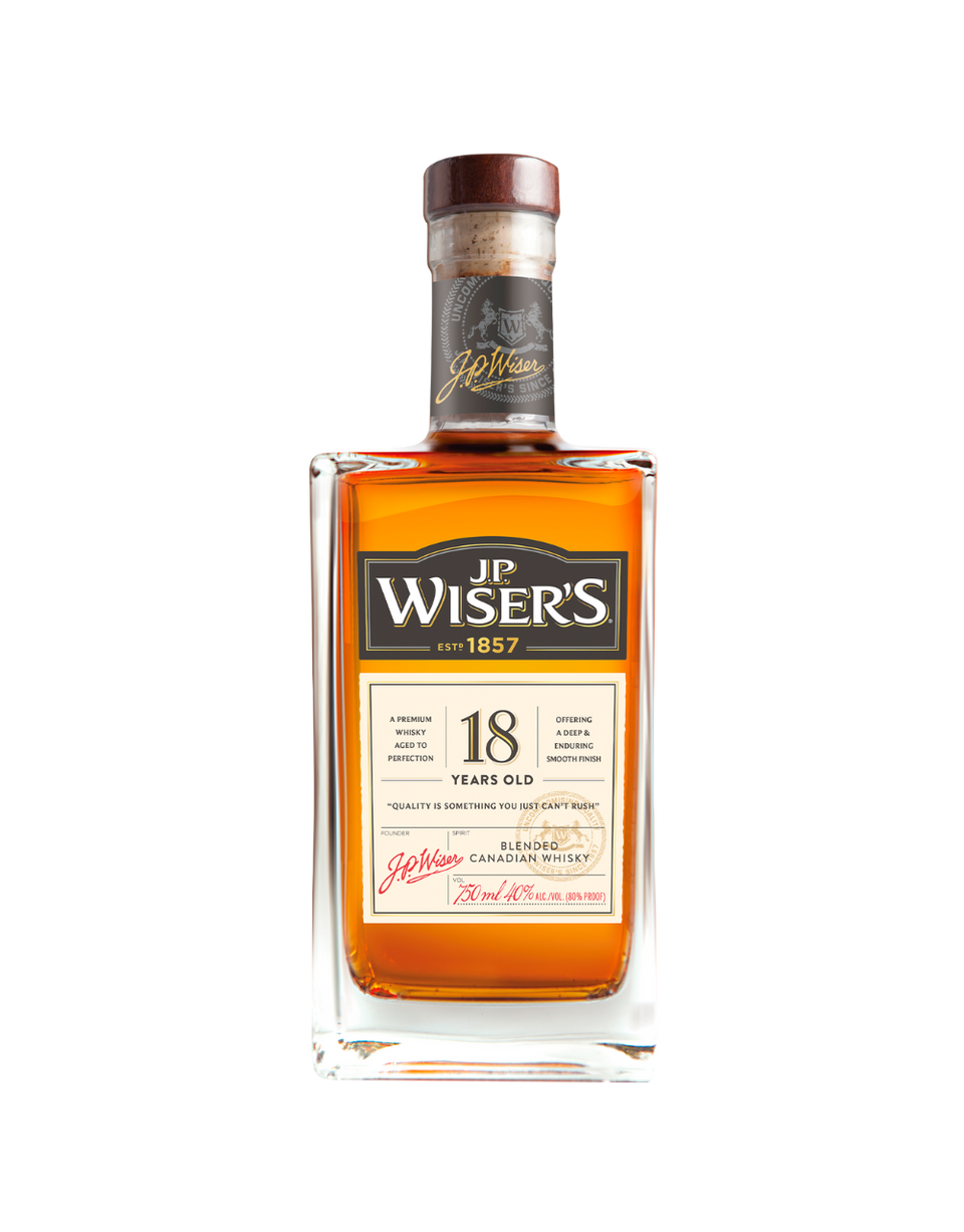 J.P. WISER'S 18 YEAR OLD CANADIAN WHISKY