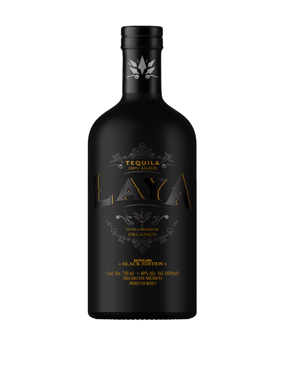 LAYA BLACK EDITION REPOSADO ORGANIC TEQUILA
