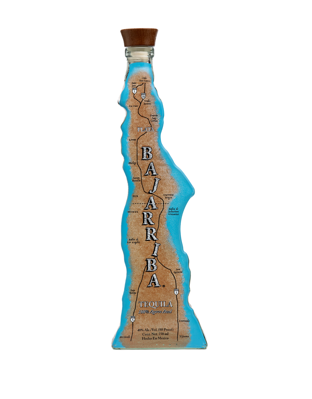 BAJARRIBA TEQUILA PLATA
