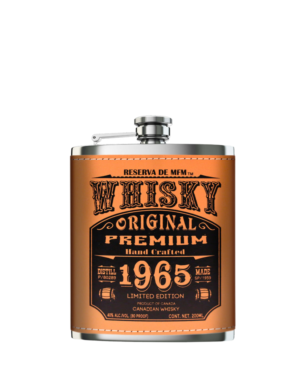 CASA MAESTRI FLASK CANADIAN WHISKY