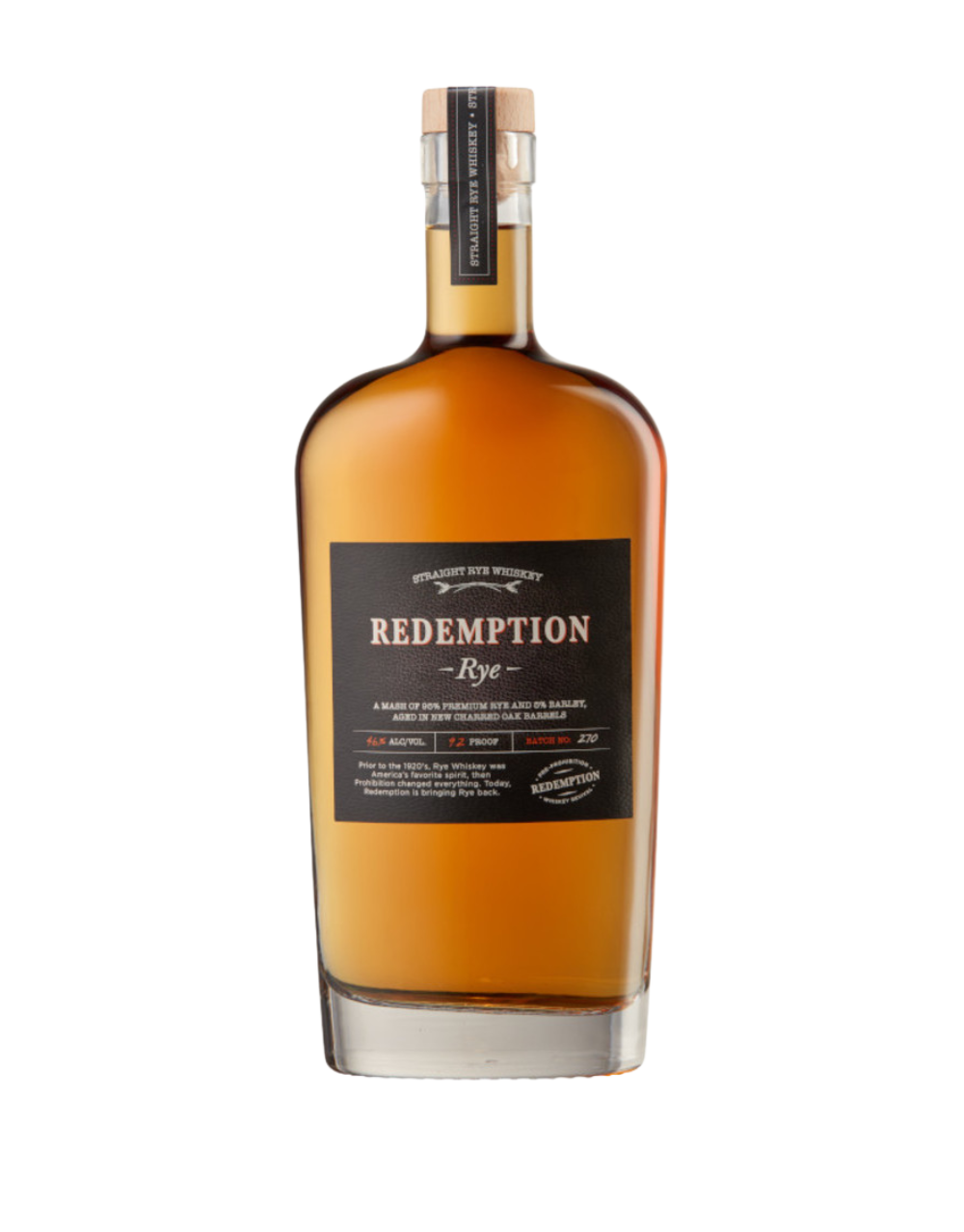 REDEMPTION RYE WHISKEY