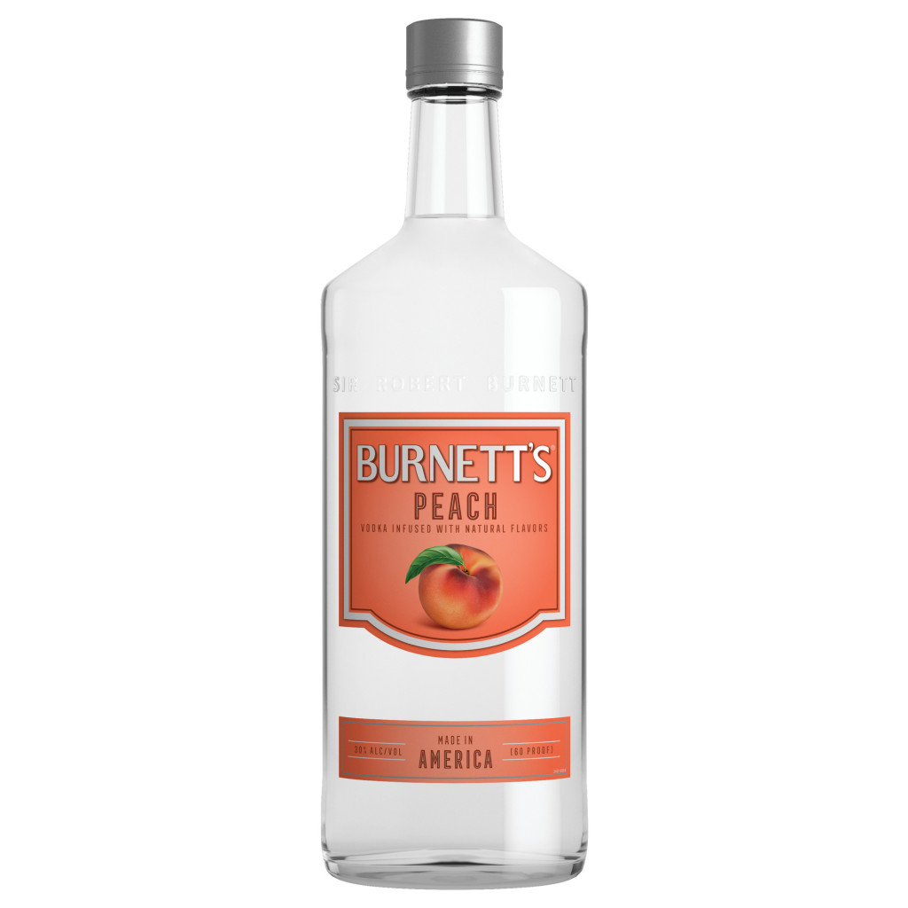 BURNETT'S PEACH FLAVORED VODKA